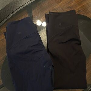 Lululemon Athletica Navy and Black Leggings